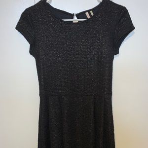 Black and gold sparkly dress